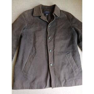 J Crew Jacket Medium Barn Coat Western Work Vintage Heavy 90s Quilted Lined